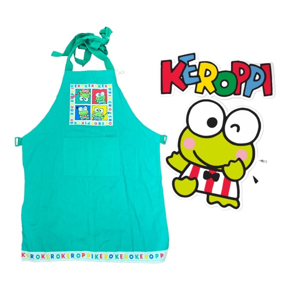 NWT RARE Sanrio Keroppi Apron - Picture 1 of 5